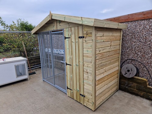 Single dog kennel - dog, /