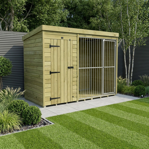 Dog kennel and run - 10, 4
