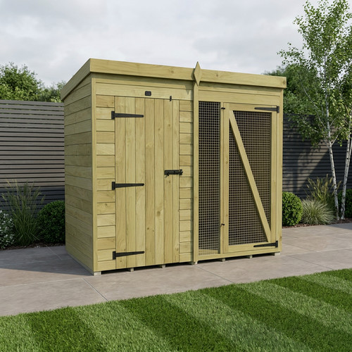 Dog kennel and - x,