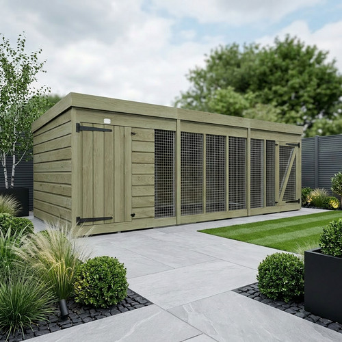 Dog kennel and - 12, uk