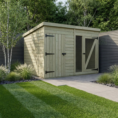 Dog kennel and - x, uk