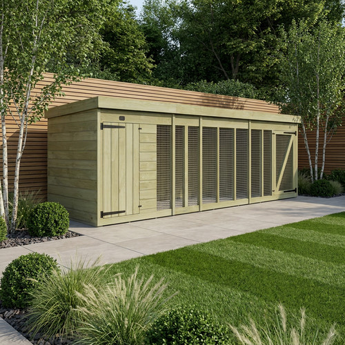 Dog kennel and run - x,
