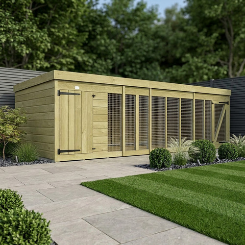 Dog kennel and - x,
