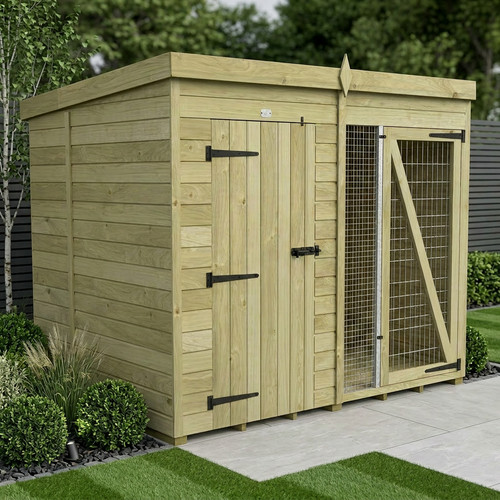 Dog kennel and run - 6,