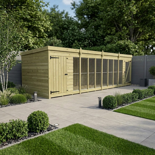 Dog kennel and run - run, uk