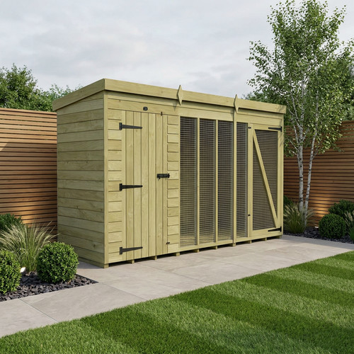 Dog kennel and - 12, run
